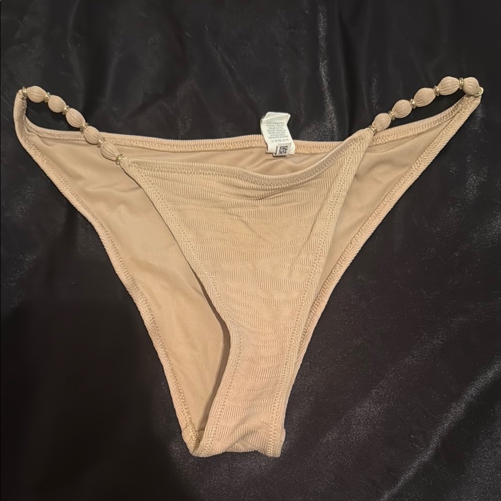 Aerie Tan Bikini Swimwear with Braided Waistband